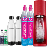 SodaStream Terra Sparkling Water Maker Bundle (Red): was $159.95, now at $125
