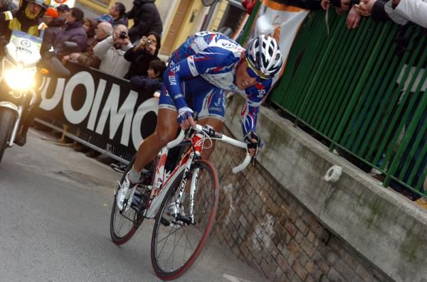 Mikhail Ignatiev (Katusha) clings onto his narrow lead as the road steepens