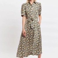 Louche Melia Petal Parade Print Short Sleeve Midi Tea Dress, £39.50 ($34) | Joy