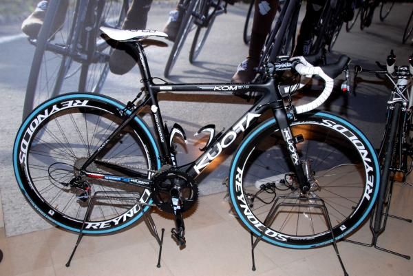 The AG2R team Kuota road bike