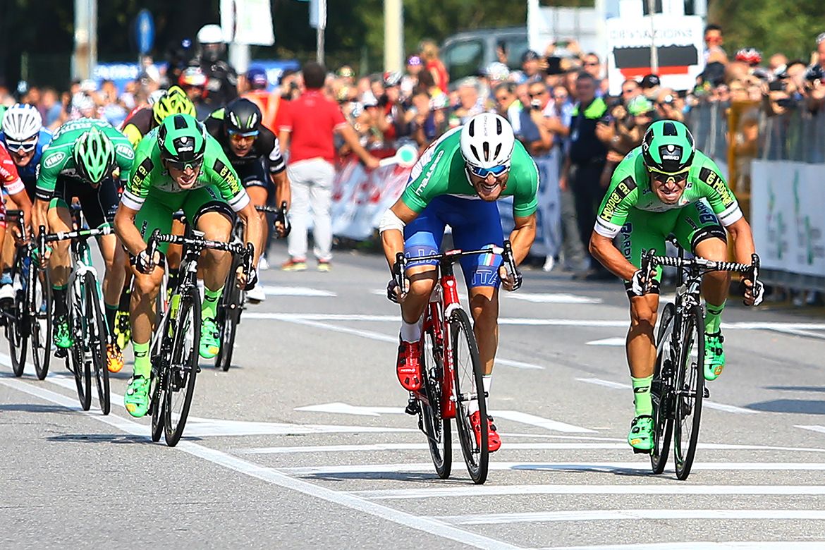 Giacomo Nizzolo (Trek-Segafredo) wins the sprint