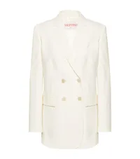 Valentino Wool Double-Breasted Blazer - £2,100 at Harrods