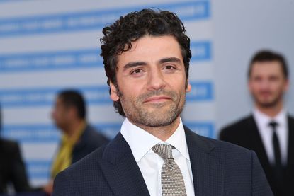 Oscar Isaac attends "Operation Finale" film Premiere on September 8, 2018 in Deauville, France.