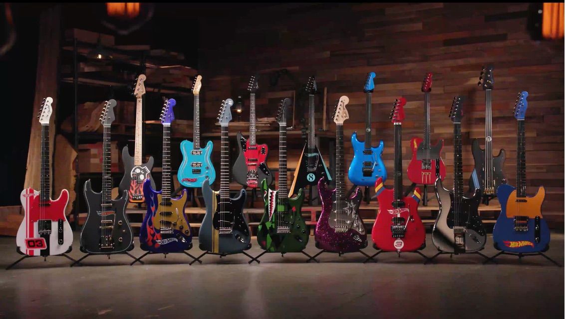 The Fender Custom Shop&#039;s new Hot Wheels collection of guitars