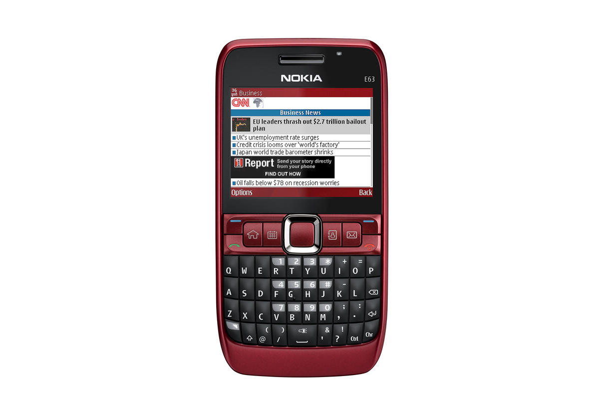 nokia e63 display