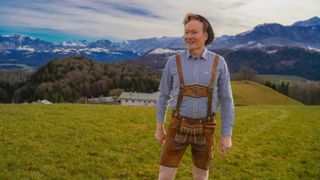 Conan O'Brien in promotional image for "Conan O&rsquo;Brien Must Go" season 3