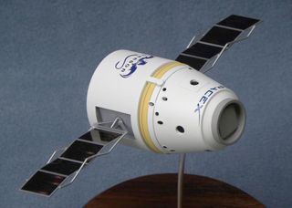 Proach Models' new 1:48 scale Dragon spacecraft model is among the company's new line of SpaceX-licensed replicas