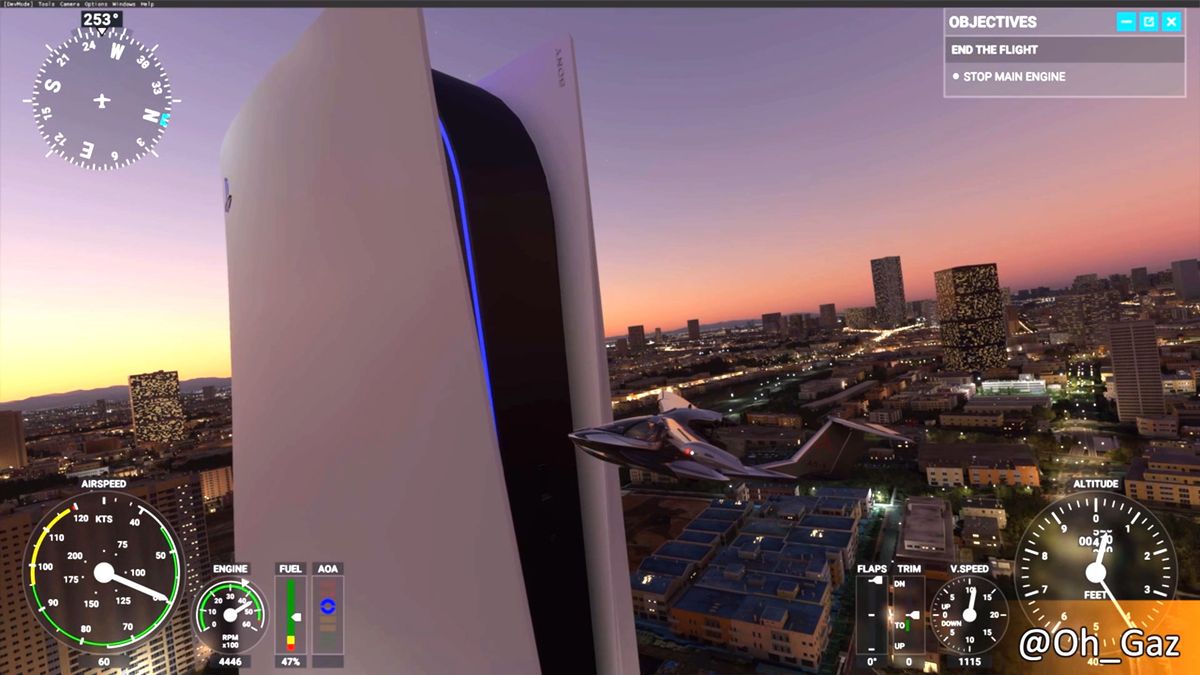 I can see my house from here! Microsoft Flight Simulator has laid