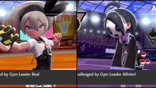 Pokémon Sword or Shield: Gym Leaders Bea and Allister