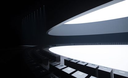 Image of Givenchy SS2022 set at La Defense Arena outside Paris