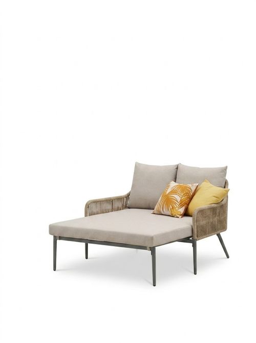 Malta Rattan Effect Garden Day Bed