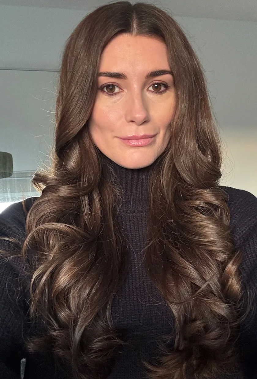 Beauty editor Eleanor Vousden after testing the Shark Flexstyle hair tool