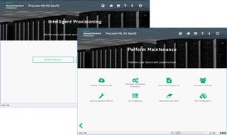 HPE iLO5 management controller Intelligent Provisioning and Maintenance tools