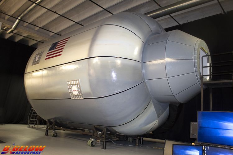 NASA Puts Bigelow Aerospace's Giant Inflatable Space Habitat Prototype to the Test (Photos)