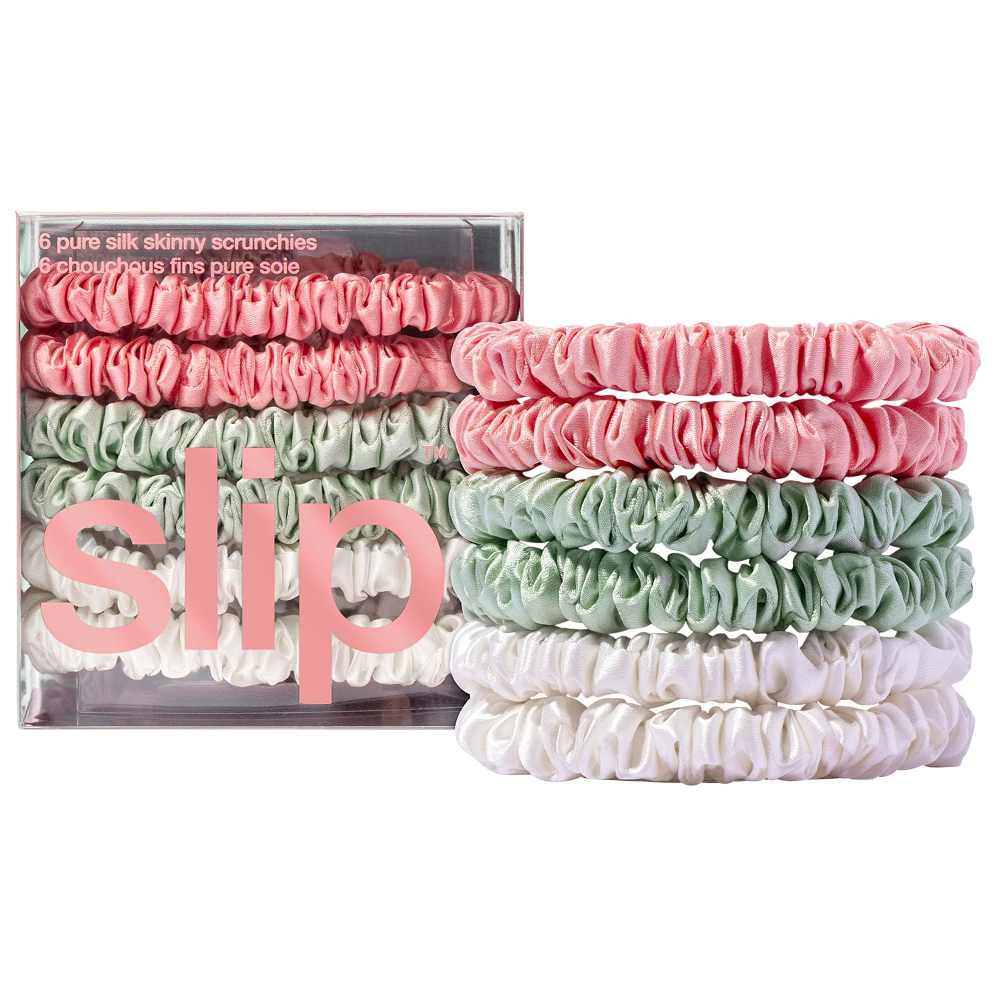 Small Slipsilk™ Scrunchies - 6 Pack