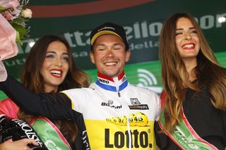 Primoz Roglic on stage nine of the 2016 Giro d'Italia (Watson)