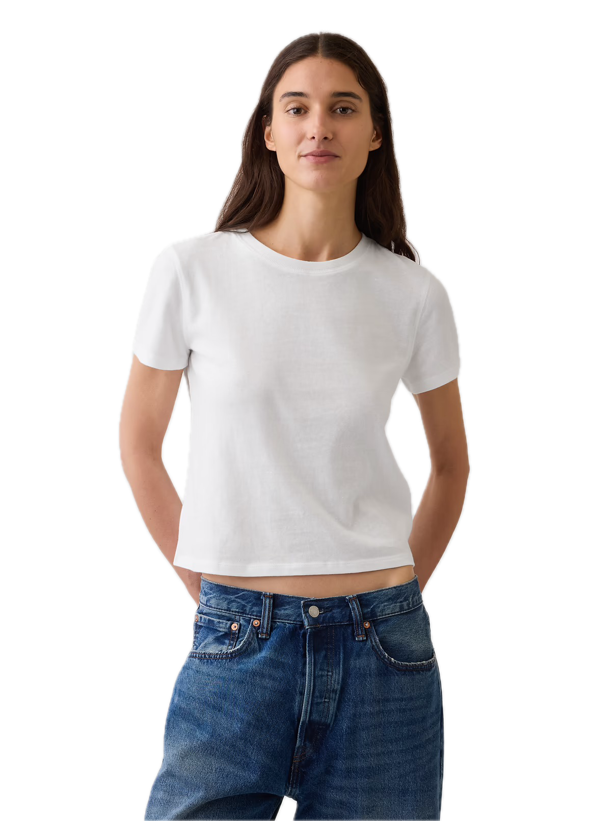 Gap, 100% Cotton Authentic Shrunken T-Shirt