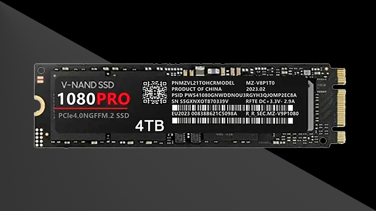 Buyer beware: Fake Samsung 1080 Pro 4TB SSD promising unbelievable 15.8 GB/s speeds for $43 is too good to be true
