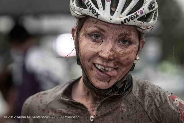 Vivienne Meyer (Colnago Sudtirol) after finishing in Pietermaritzburg