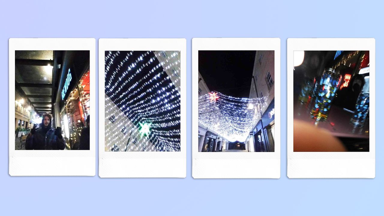 A compilation of photos taken on a Fujifilm Instax Pal digital camera