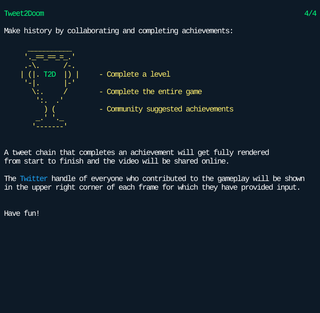 Android-hulp Tweet2Doom