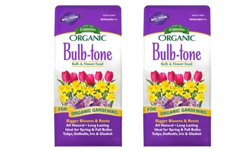 Espoma Organic Bulb-Tone 3-5-3 Natural &amp;amp; Organic Fertilizer and Plant Food for All Spring and Fall Bulbs. 4 Lb. Bag. Use for Planting &amp;amp; Feeding to Promote Vibrant Blooms - Pack of 2
