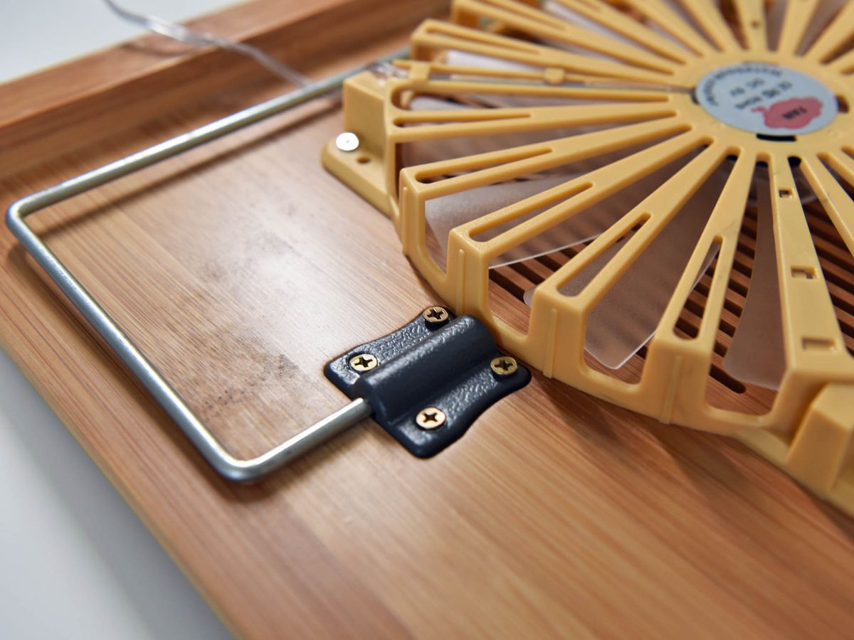 Nnewvante bamboo laptop cooler