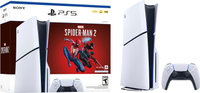 PS5 Slim Spider-Man 2 bundle: $499 @ Best Buy
The PS5 Slim is a refreshed version of the best-selling console that is 30% slimmer and sports a larger 1TB SSD. This new bundle includes the console with a disc drive and a copy of Marvel's Spider-Man 2 for $499. That's a $69 saving compared to buying both items separately. This is one of the best PS5 console deals we've seen this Cyber Monday. 
Price check: $499 @ Amazon | $499 @ Walmart | $499 @ GameStop