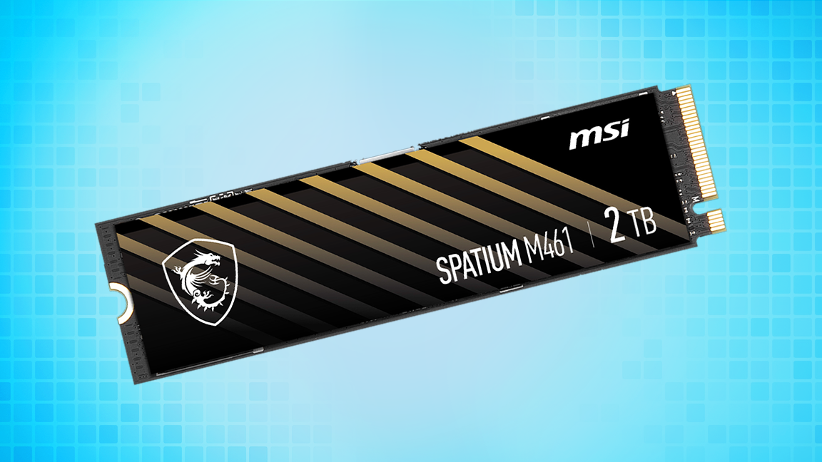 2TB MSI Spatium M461 SSD is on sale for $84 — just 4 cents per GB