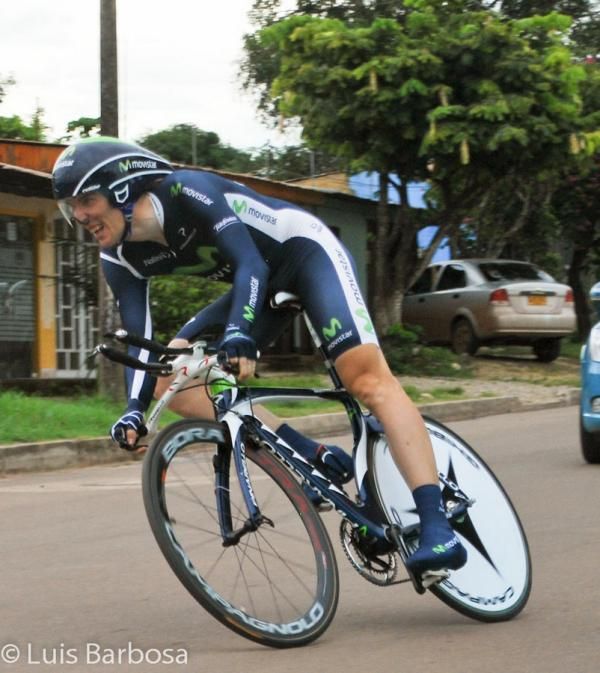Luis Pasamontes (Movistar Team) put in a top five performance