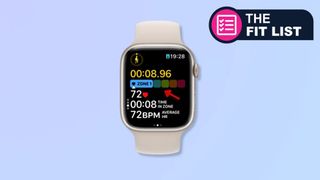 Apple Watch with Heart Rate Zones displayed