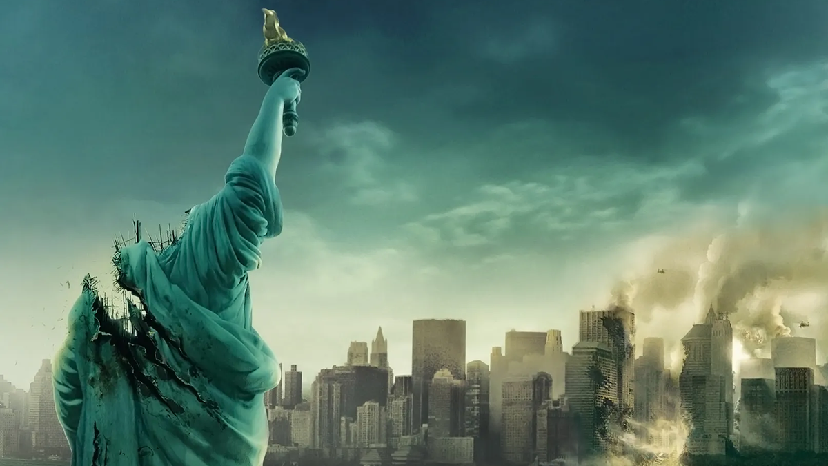 The poster for the monster movie Cloverfield