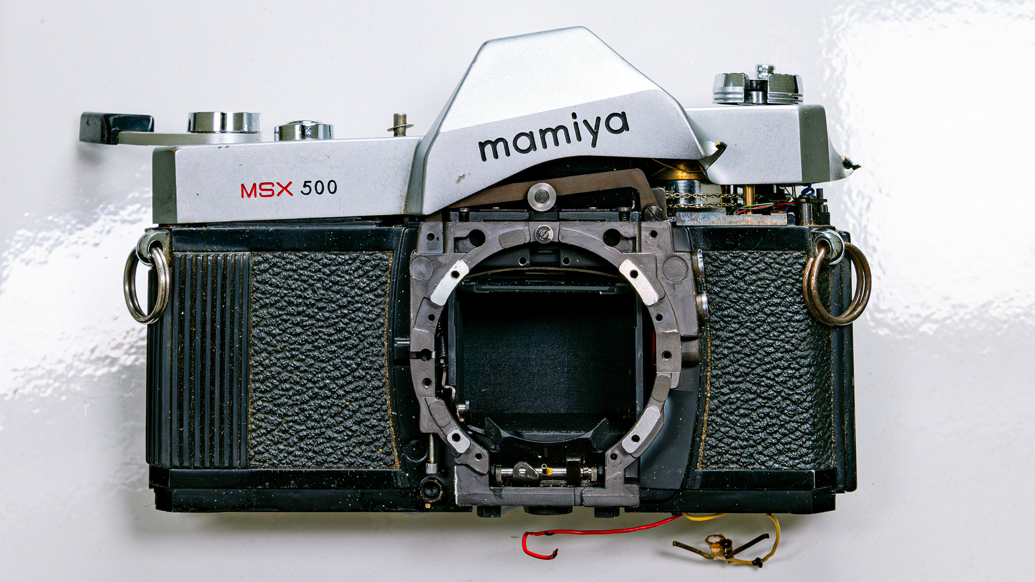 Damaged camera.