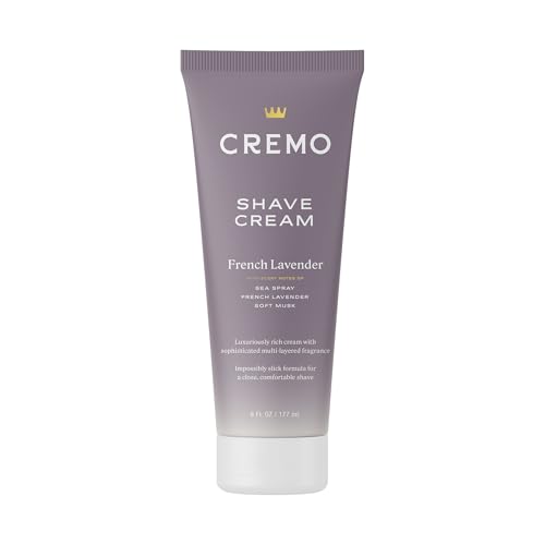 Cremo Women&amp;rsquo;s Shaving Cream Sensitive Skin, Moisturizing, French Lavender, Ultra-Slick Shave Cream for Women, Fights Nicks, Cuts and Razor Burn, 6 Fl Oz