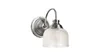 Amini 1 - Light Dimmable Antique Chrome Armed Sconce