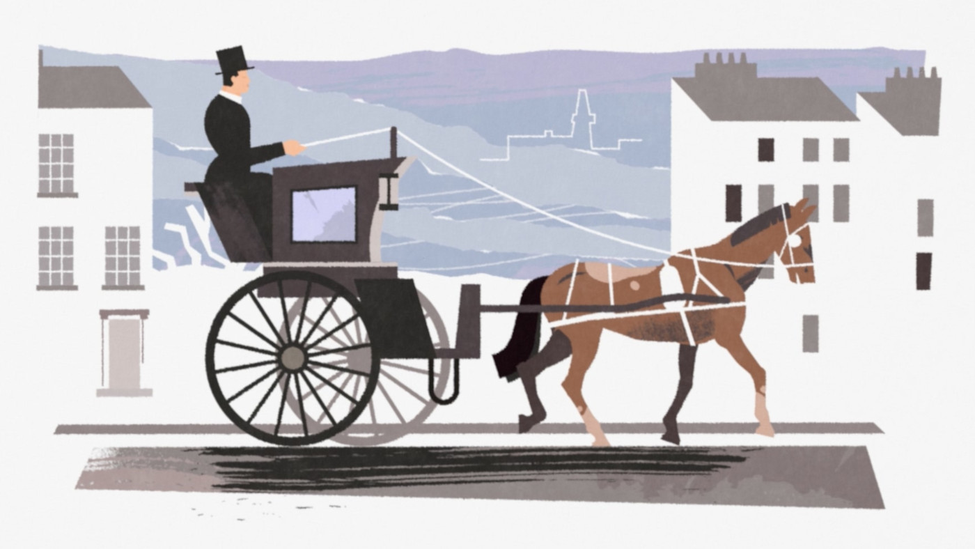 Pictured a still from the new Redwings animation celebrating the life of Black Beauty author Anna Sewell