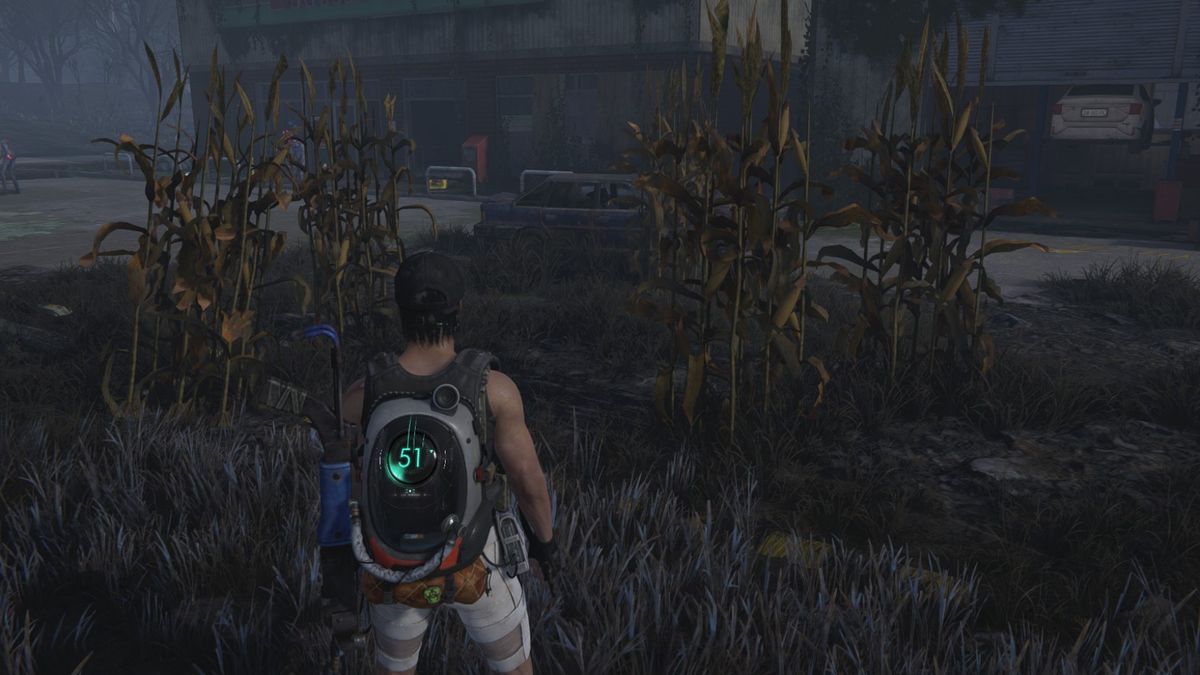 Once Human number on backpack - Green
