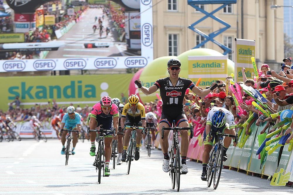 Marcel Kittel (Giant-Alpecin) wins stage 1 at the Tour of Poland