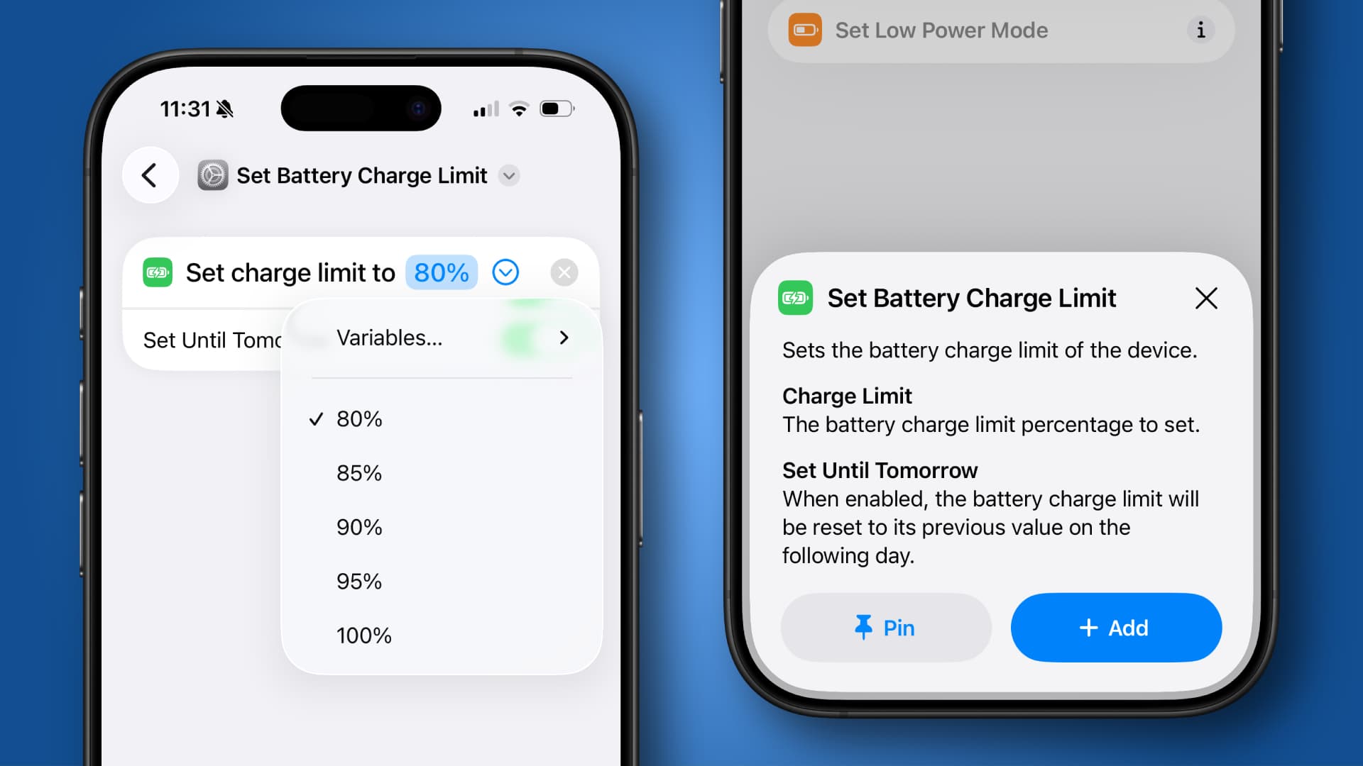 The iOS 26.4 update running on an iPhone.