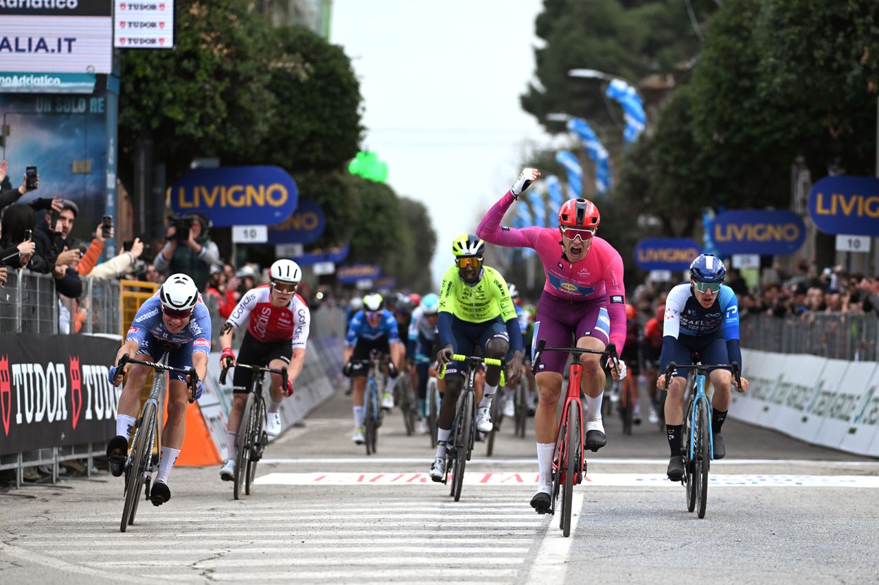 Jonathan Milan wins at Tirreno-Adriatico