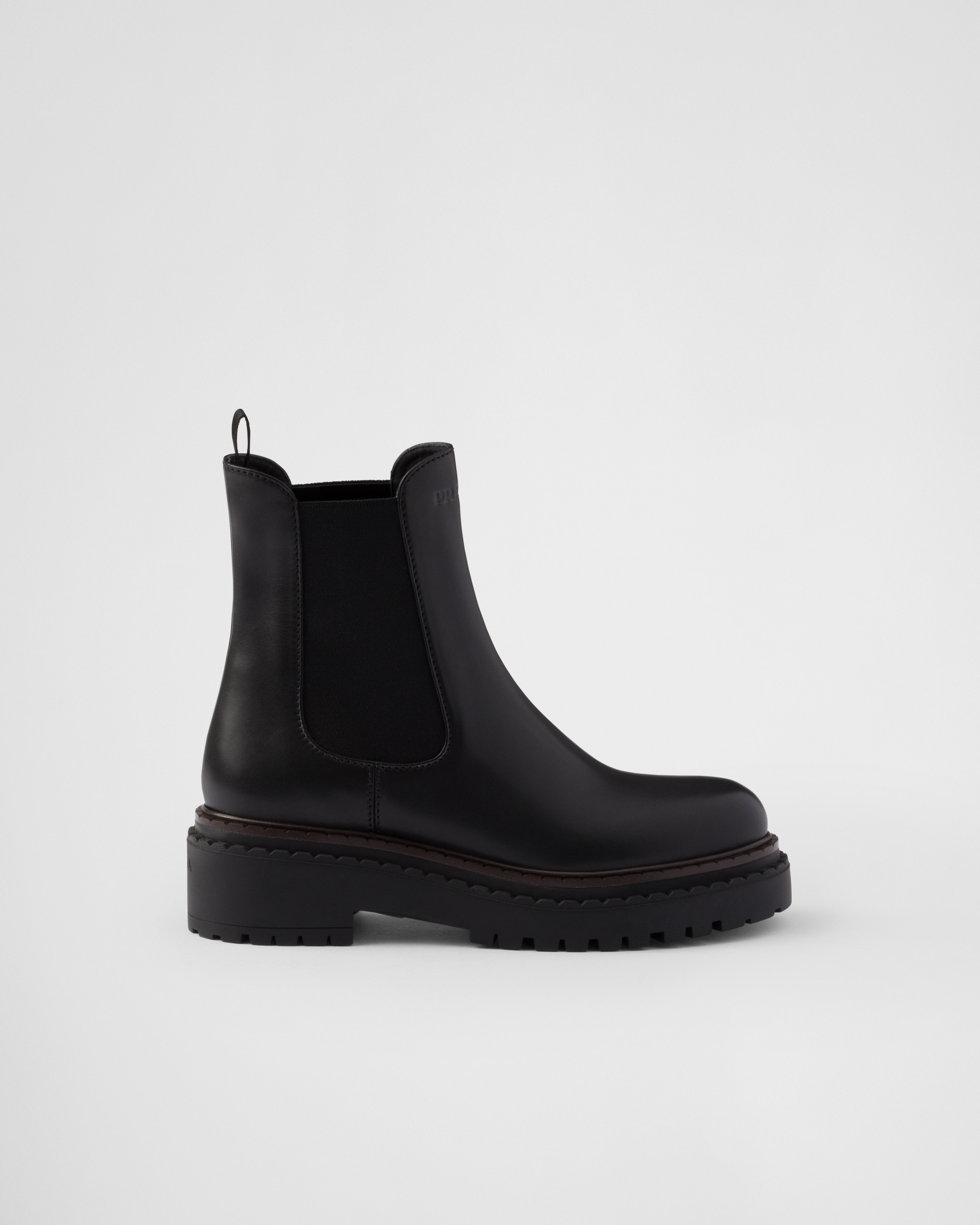 Double Chocolate Leather Chelsea Boots