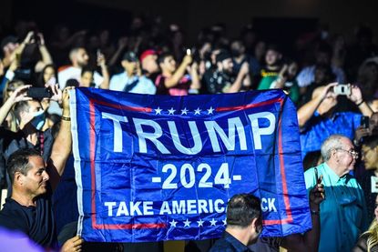 Trump 2024 flag.