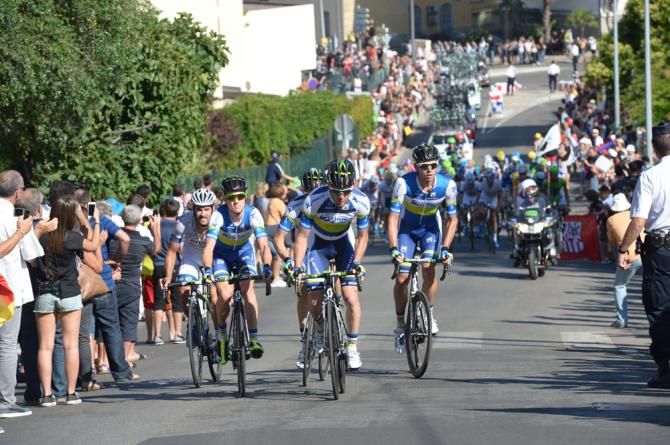 Orica GreedEdge bring home Matt Goss