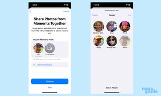 Add people to icloud shared photo library