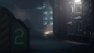 Atmospheric screenshots of the sci-fi environments in Alien: Isolation 2