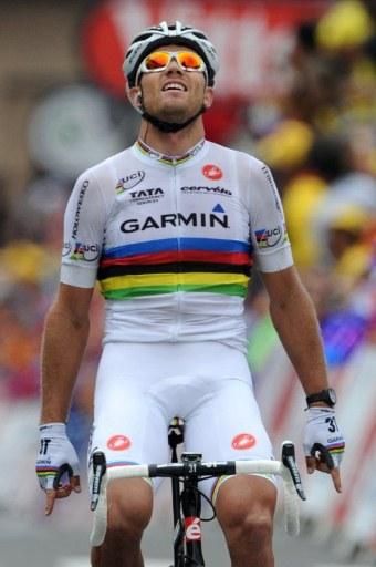 Thor Hushovd enjoys the moment