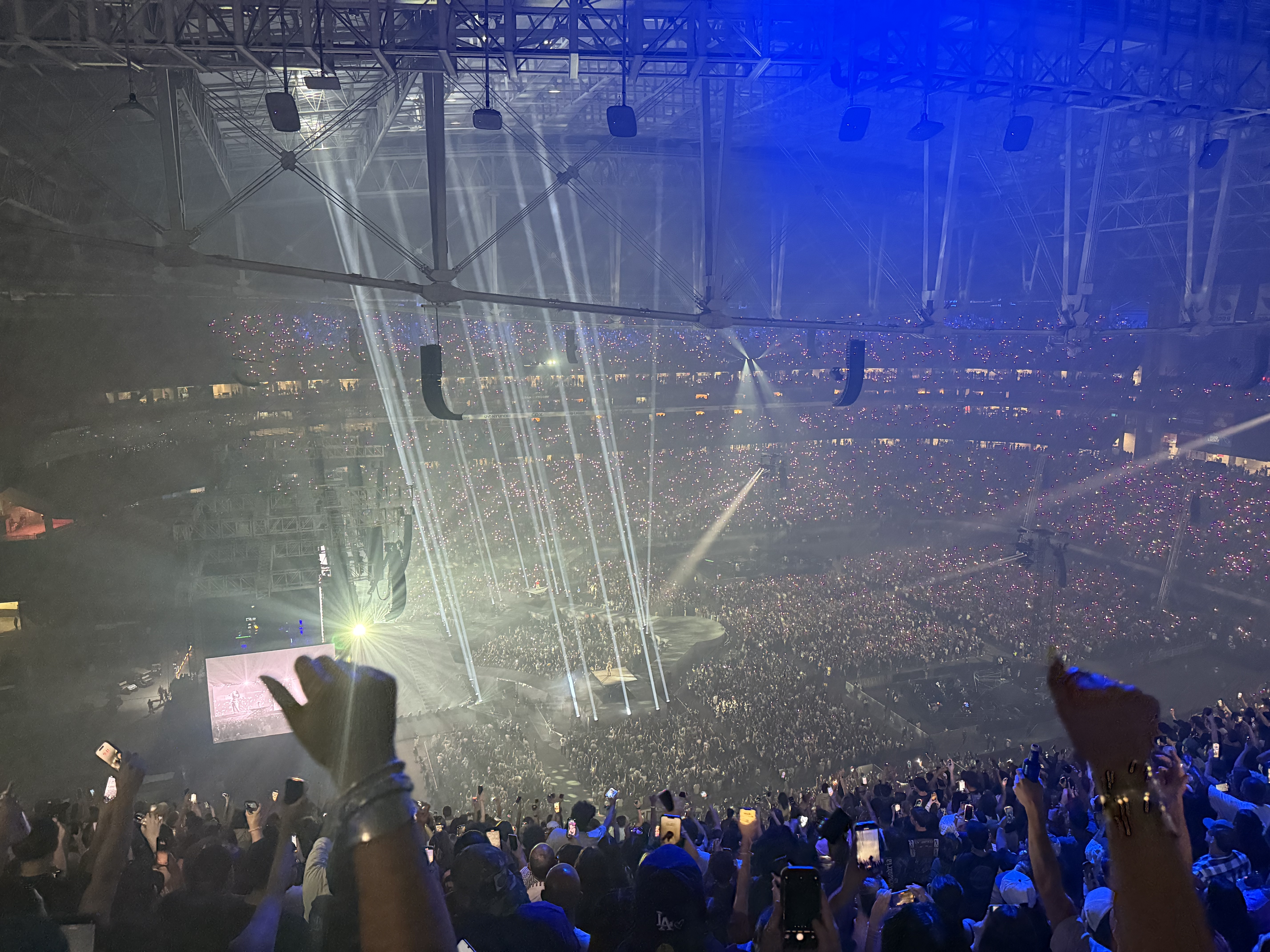 A concert phots captured with the iPhone 16 Pro using the main camera.