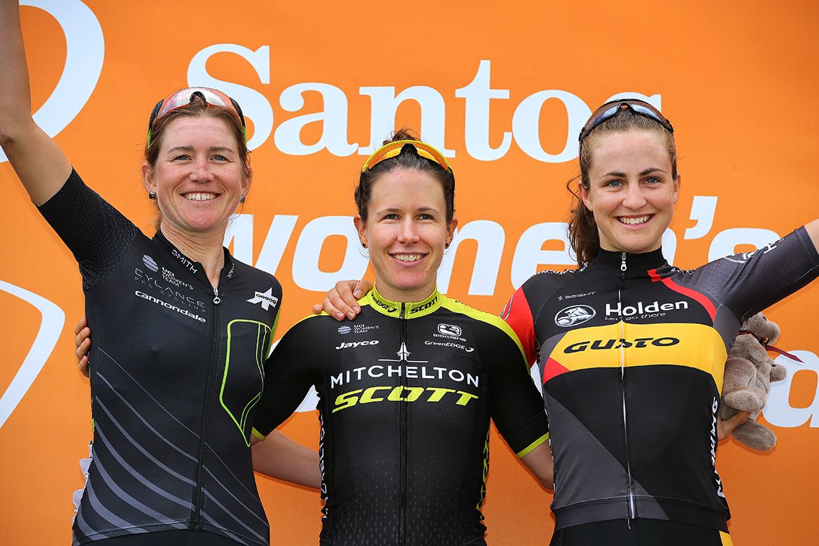 The top three from the stage