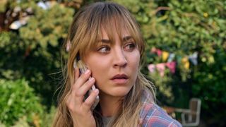 Kaley Cuoco as Emma on the phone in Role Play 
