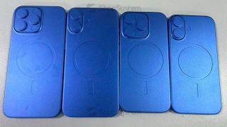 Alleged case molds of the iPhone 16